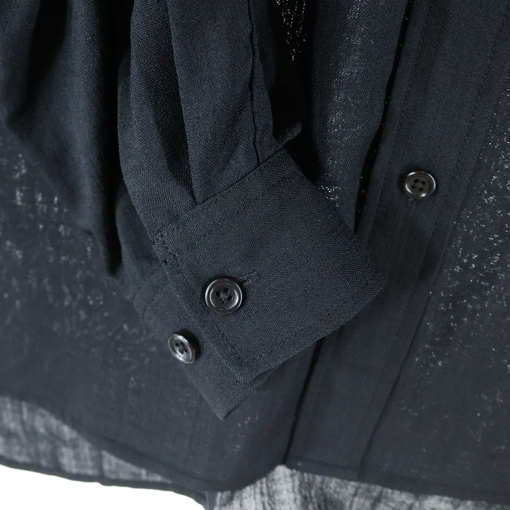 DAIWA PIER39(ダイワ ピアサーティナイン) TECH BOMBAY SAFARI SHIRTS テック ボンベイ サファリ 長袖シャツ ブラック BE-80122