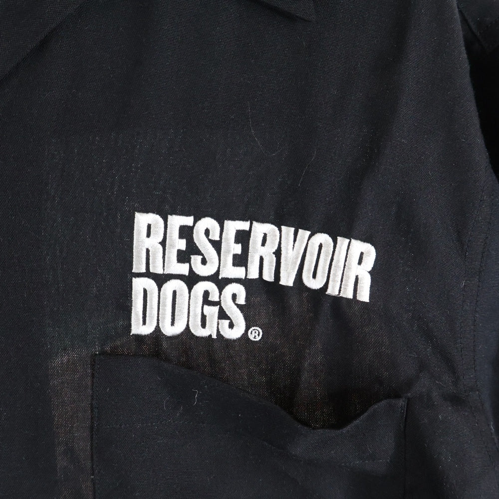 WACKO MARIA(ワコマリア) 24SS ×RESERVOIR DOGS S/S HAWAIIAN SHIRT TYPE 1 レザボアドッグス バックプリント 半袖 ハワイアンシャツ ブラック RD-WM-HI01