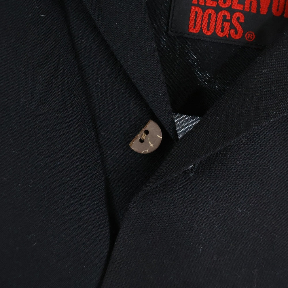 WACKO MARIA(ワコマリア) 24SS ×RESERVOIR DOGS S/S HAWAIIAN SHIRT TYPE 1 レザボアドッグス バックプリント 半袖 ハワイアンシャツ ブラック RD-WM-HI01