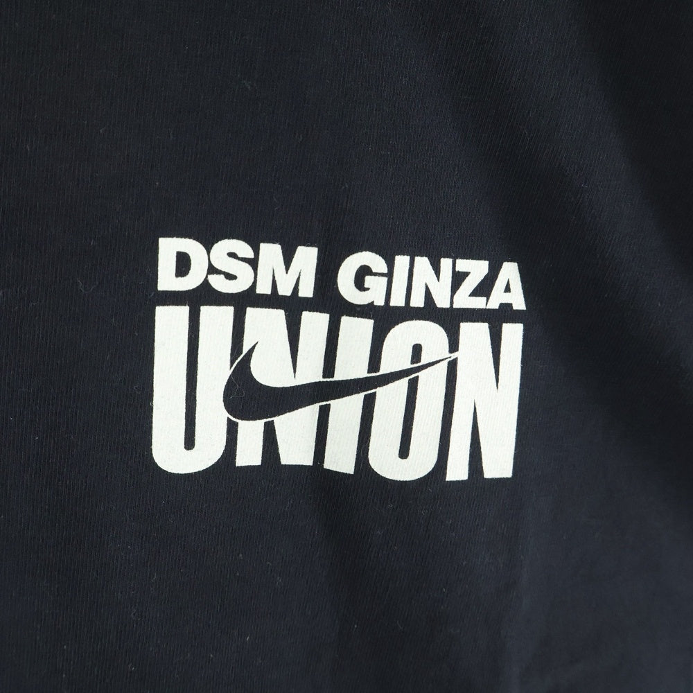 UNION(ユニオン) 25AW ×NIKE ×DSMG U.N.D.25 Holiday Tee ナイキ ドーバーストリートマーケット銀座 ホリデー 半袖Tシャツ カットソー ブラック 25FW_DSMG-NIKE-UN-001