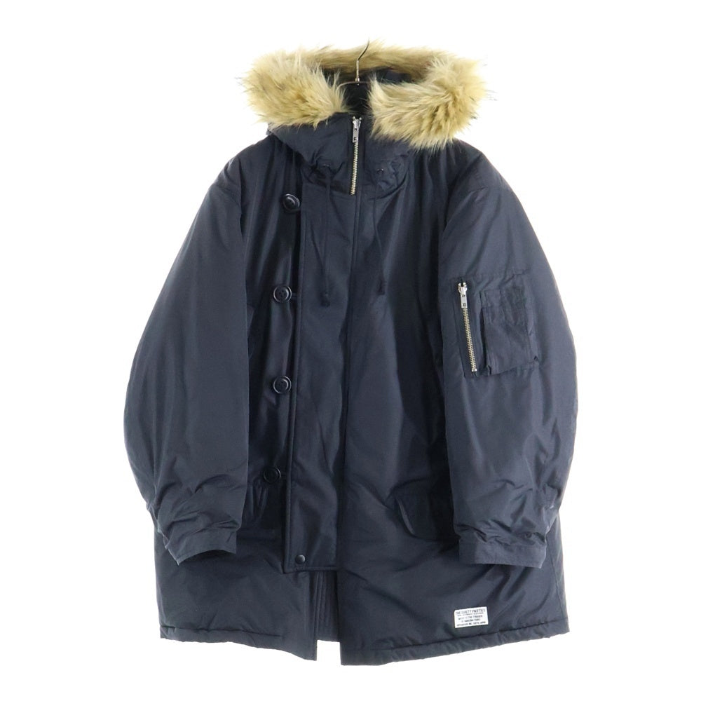 WACKO MARIA(ワコマリア) 24AW N-3B FLIGHT JACKET ミリタリー ファー フーデッド フライトジャケット ブラック 24FW-WMO-ML01
