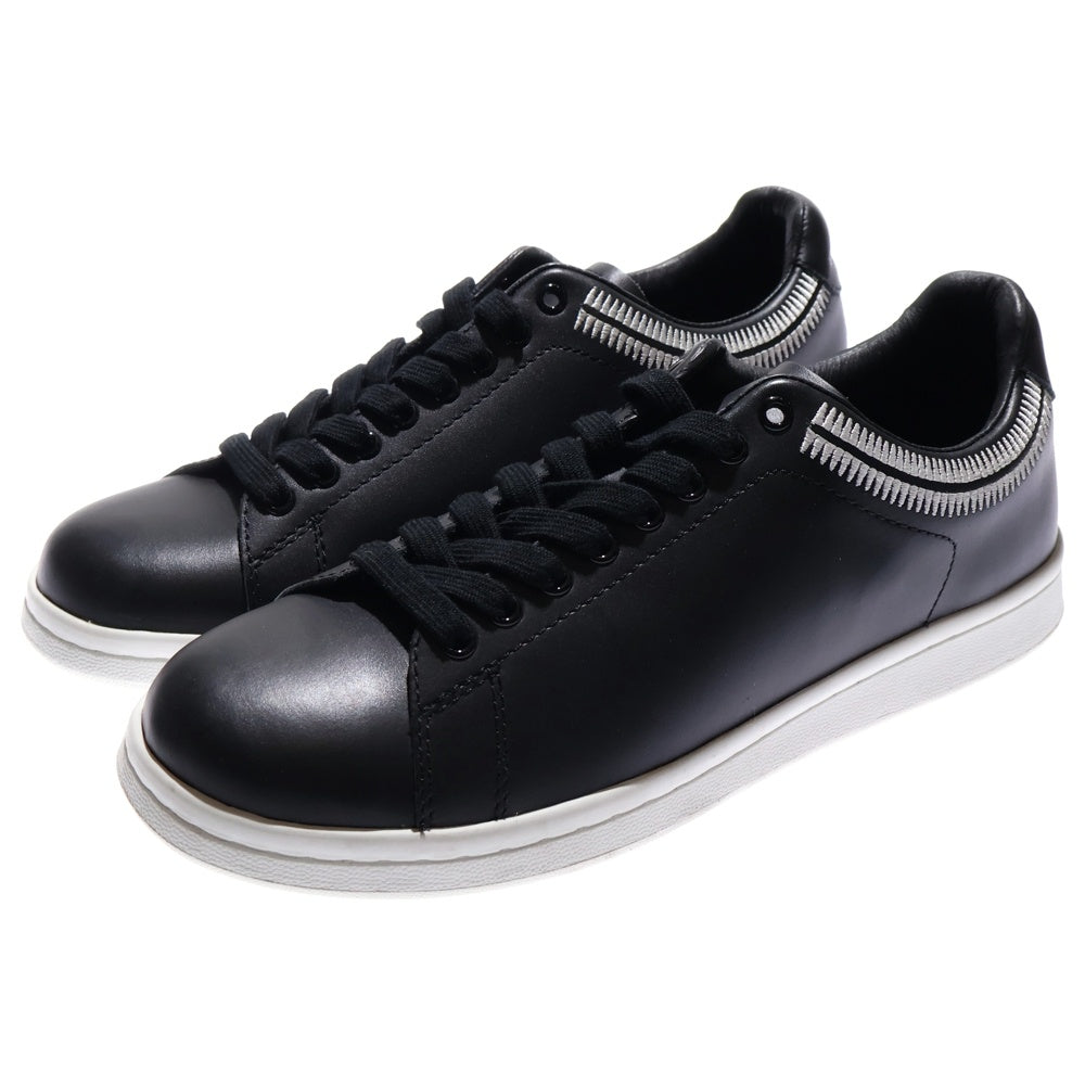 UNDERCOVER(アンダーカバー) 19AW エンブロイダリー レザー ローカットスニーカー ブラック UCX9F04