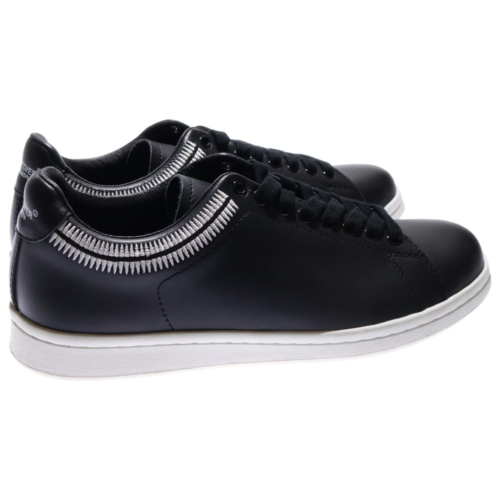 UNDERCOVER(アンダーカバー) 19AW エンブロイダリー レザー ローカットスニーカー ブラック UCX9F04