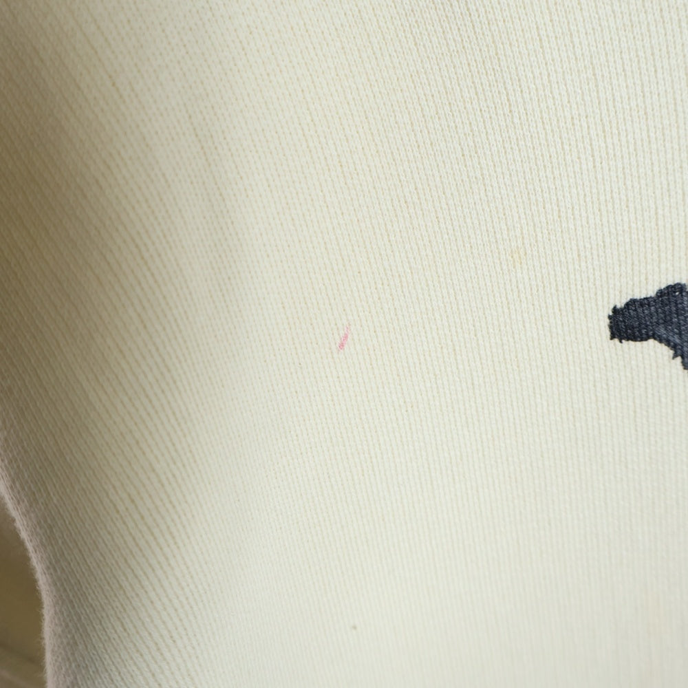 Neil Barrett(ニール バレット) 20AW スターロゴプリントフーディ プルオーバースウェットパーカー アイボリー BJS690SB-P597S