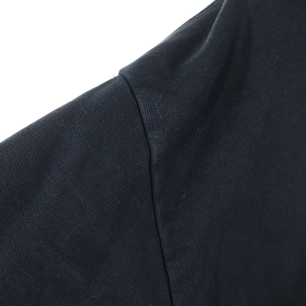 MM6 Maison Margiela(エムエムシックスメゾンマルジェラ) 21AW 6 Tour プリントプルオーバースウェットパーカー フーディ ブラック S52GU0149