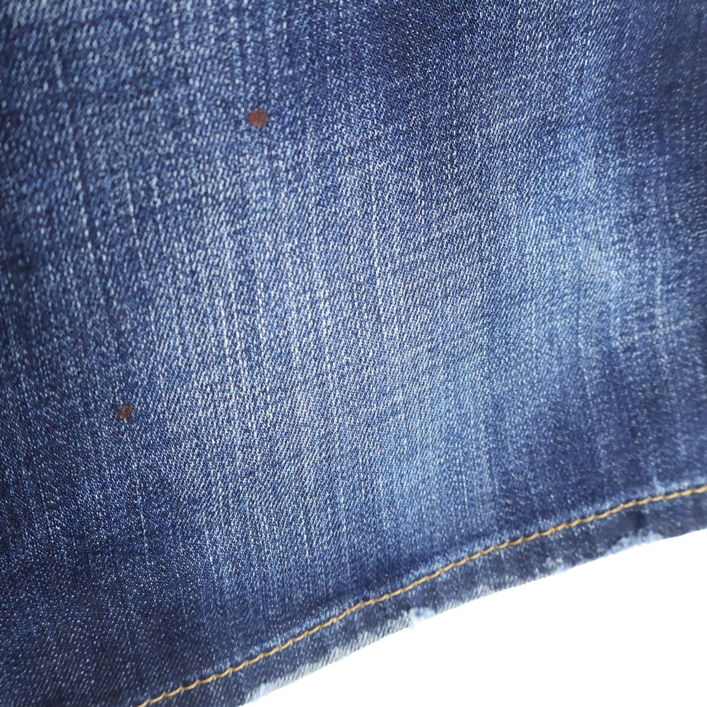 DSQUARED2(ディースクエアード) 20SS Washed Denim Shorts Marine Fits ウォッシュドデニムショーツ ハーフパンツ インディゴ S74MU0576