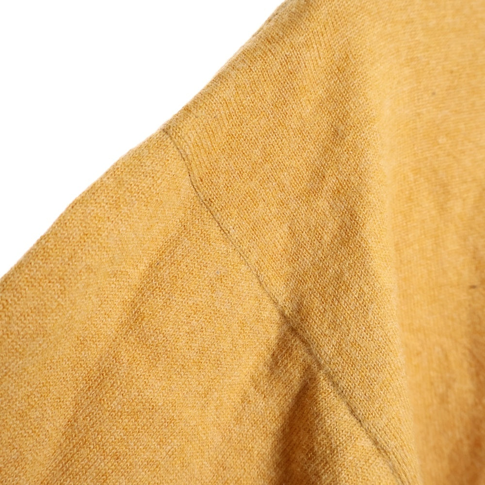 BURBERRY(バーバリー) 胸ロゴデザイン モックネック ニット セーター イエロー