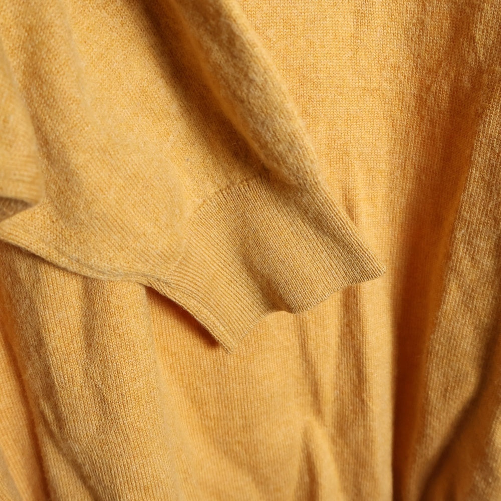 BURBERRY(バーバリー) 胸ロゴデザイン モックネック ニット セーター イエロー