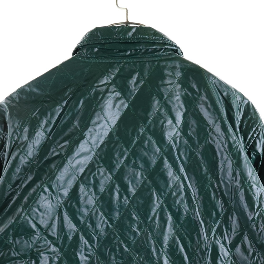 SUPREME(シュプリーム) 14AW Quilted Coaches Jacket コーチズ フロントロゴデザイン マルチポケット キルティングジャケット グリーン