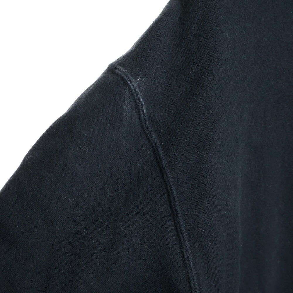 THE BLACK EYE PATCH(ブラックアイパッチ) 胸ロゴデザイン カンガルーポケット フーデッド スウェット パーカー ブラック 50641202