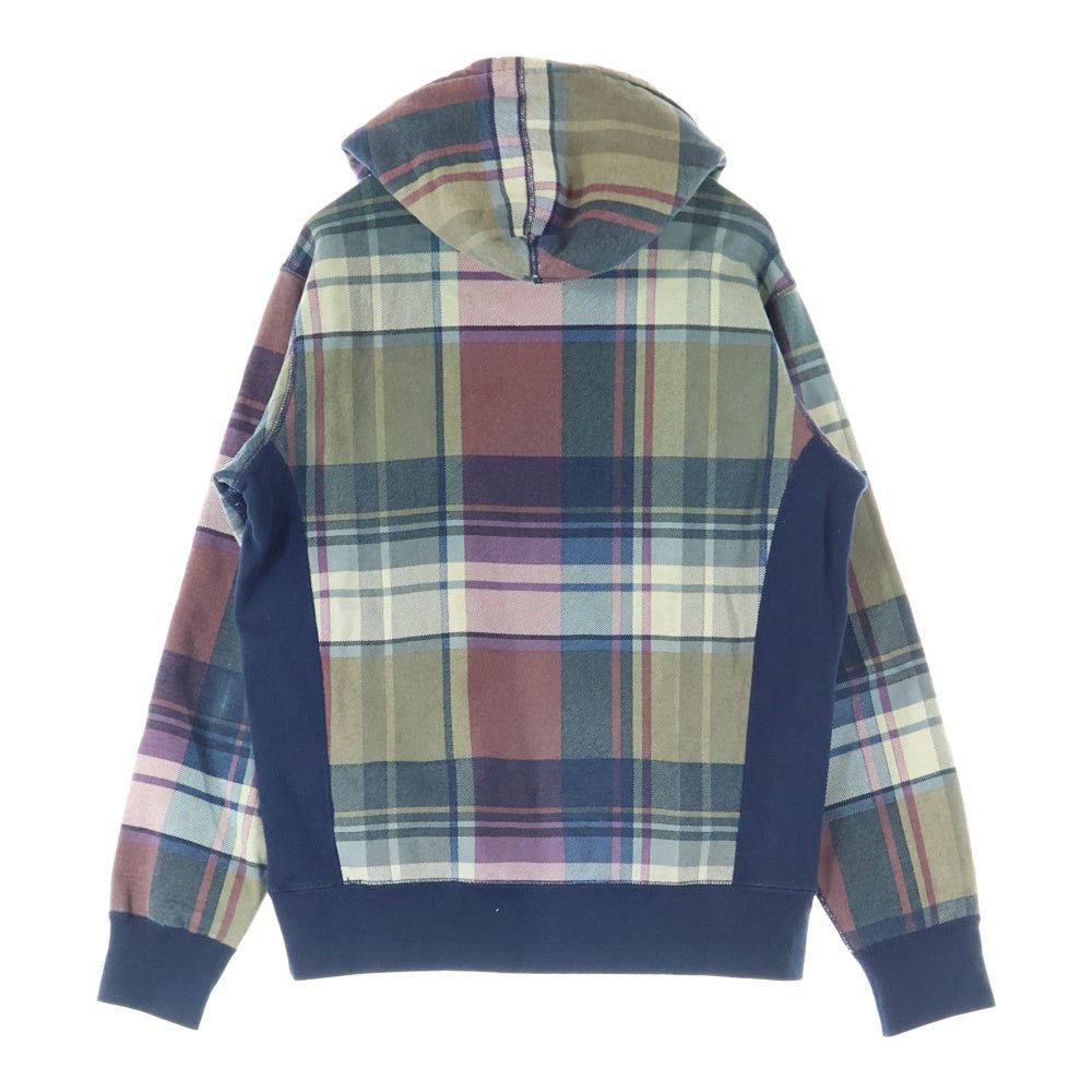 SUPREME(シュプリーム) 14AW Arch Logo Plaid Pullover アーチロゴデザイン チェック柄 フーデッド スウェット パーカー マルチ