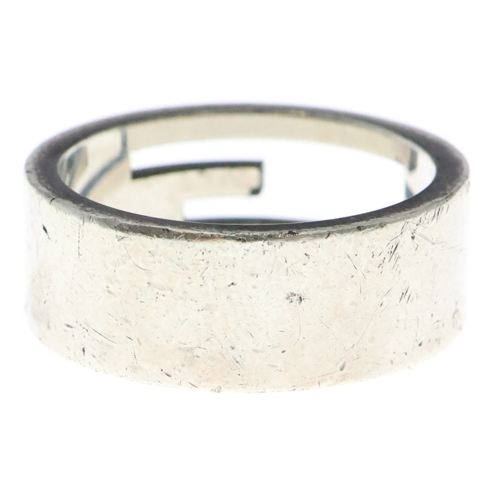 GUCCI(グッチ) ブランデッド カットアウトG リング 指輪 シルバー