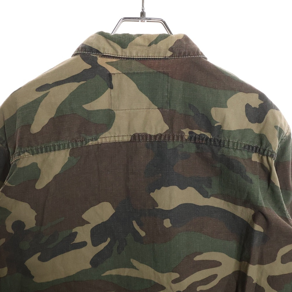 NEIGHBORHOOD(ネイバーフッド) 16SS DOCTOR C-SHIRT カモ柄 コットン 長袖シャツ カーキ 161SPNH-SHM04