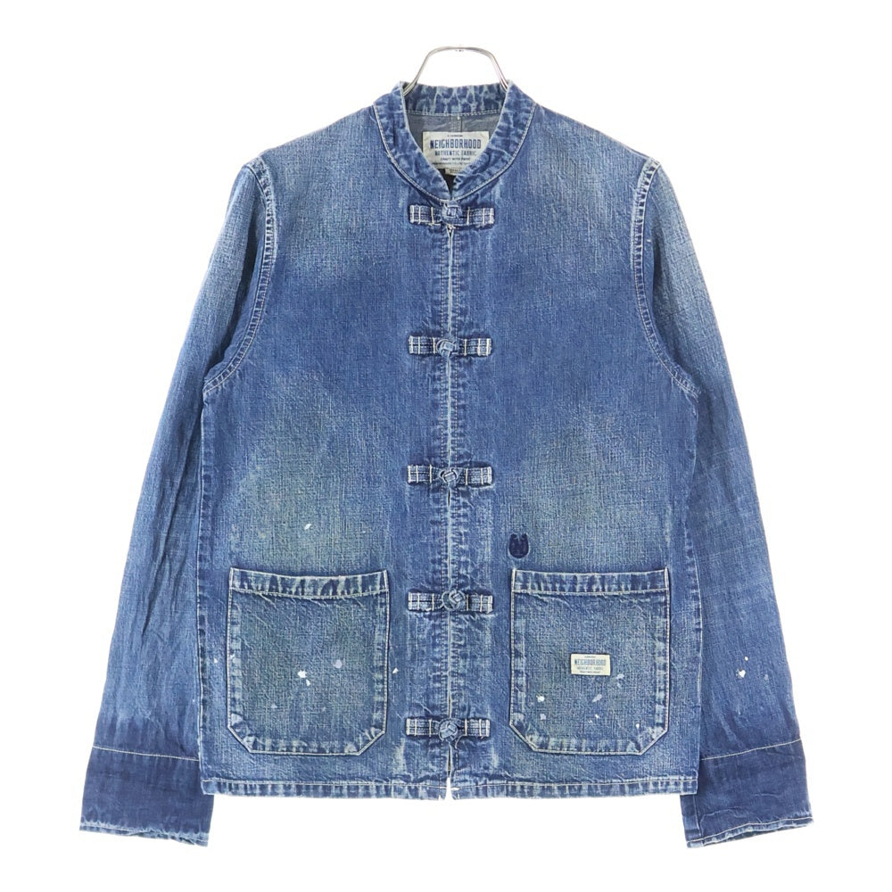 NEIGHBORHOOD(ネイバーフッド) 16SS カンフー チャイナ デニムジャケット インディゴ 161ARNH-JKM05