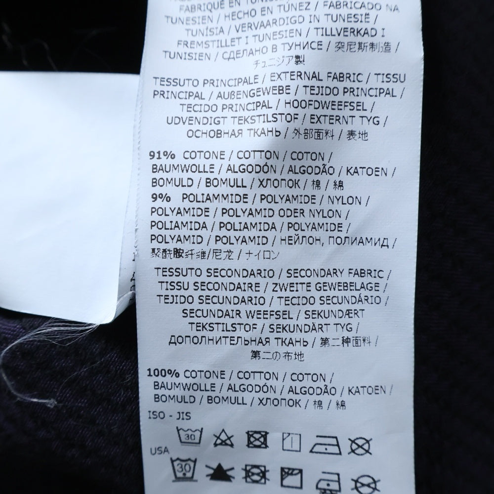 STONE ISLAND(ストーンアイランド) コーデュロイ ノーカラーボタンジャケット ブラック 691510939