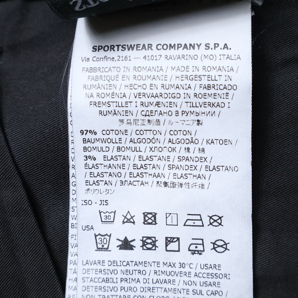 STONE ISLAND(ストーンアイランド) ロゴワッペン マルチポケット ハーフパンツ ショーツ ブラック 7015L0504