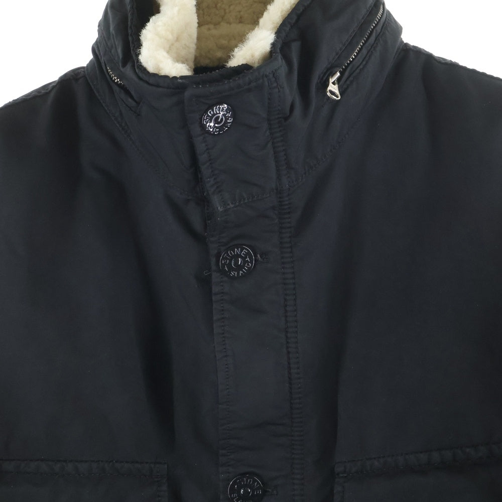 STONE ISLAND(ストーンアイランド) PRIMALOFT FIELD JACKET プリマロフト フィールド ナイロンムートンジャケット ブラック 671541549-A