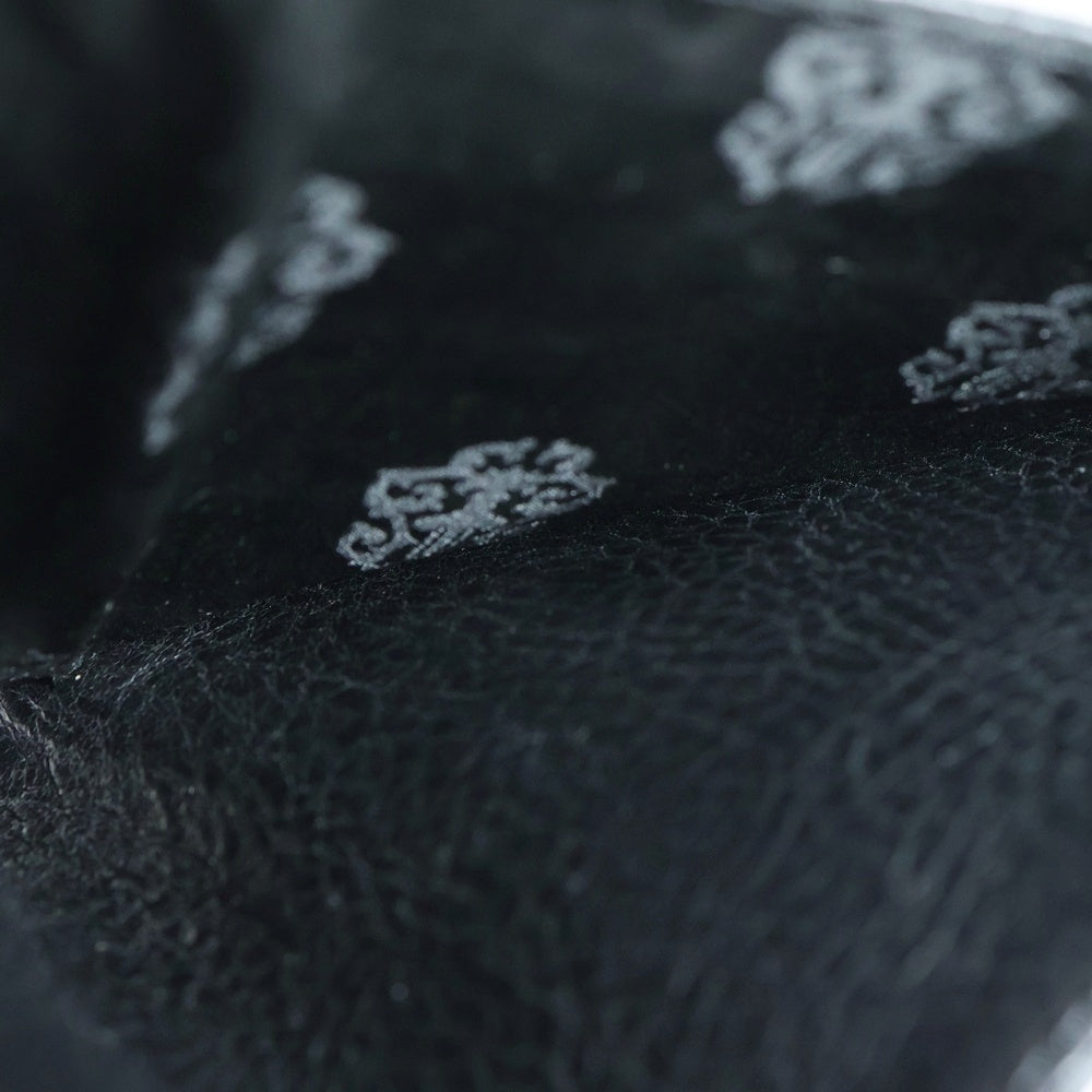 CHROME HEARTS(クロムハーツ) 1SNAP 1スナップ クロス ボールボタン レザーウォレット 財布 ブラック BCA361