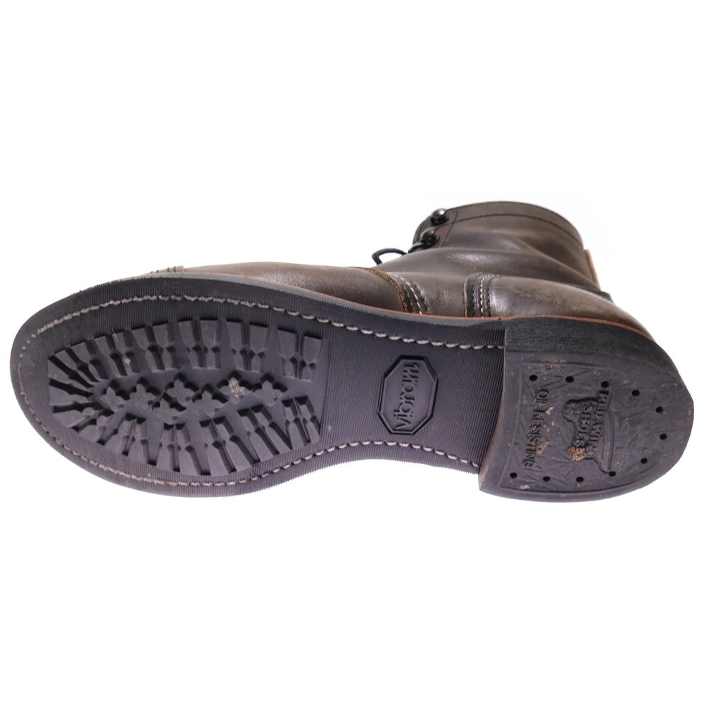 RED WING(レッド ウイング) 8086 IRON RANGE アイアンレンジ レンジャー レザーブーツ ハイカットシューズ カーキ US7/25cm