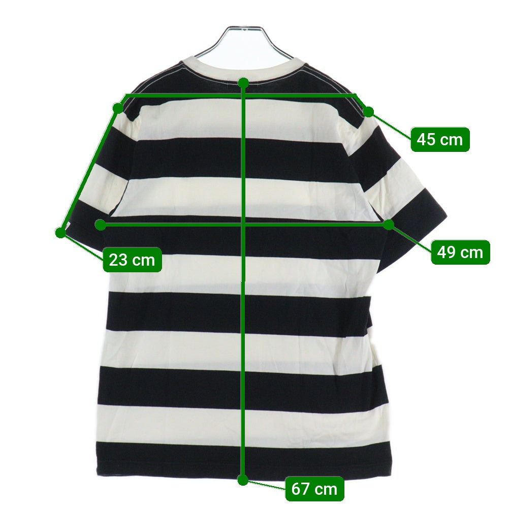 A BATHING APE(アベイシングエイプ) ボーダー クルーネック 半袖T