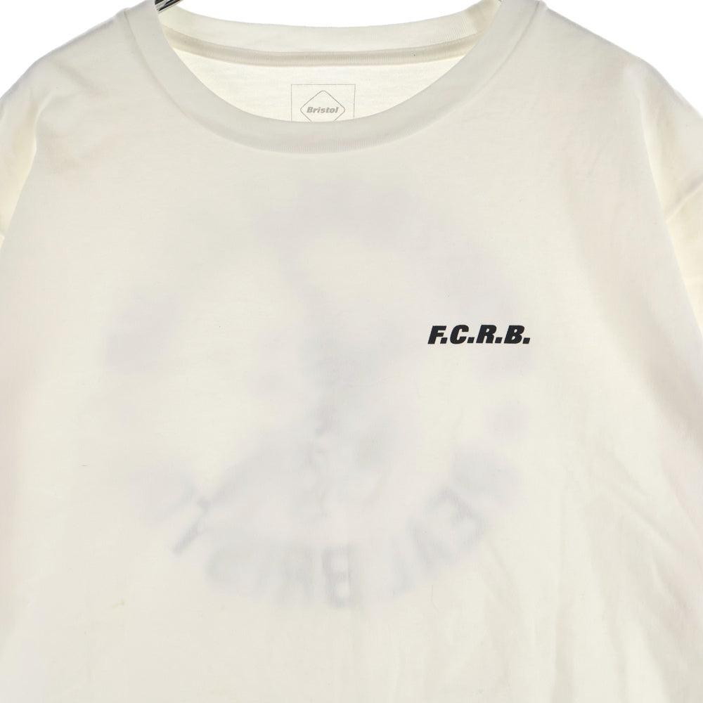 FCRB エフシーレアルブリストル 長袖カットソー ホワイト F.C.R.B./F.C.Real Bristol/FCRB(エフシーアールビー/エフシーレアル