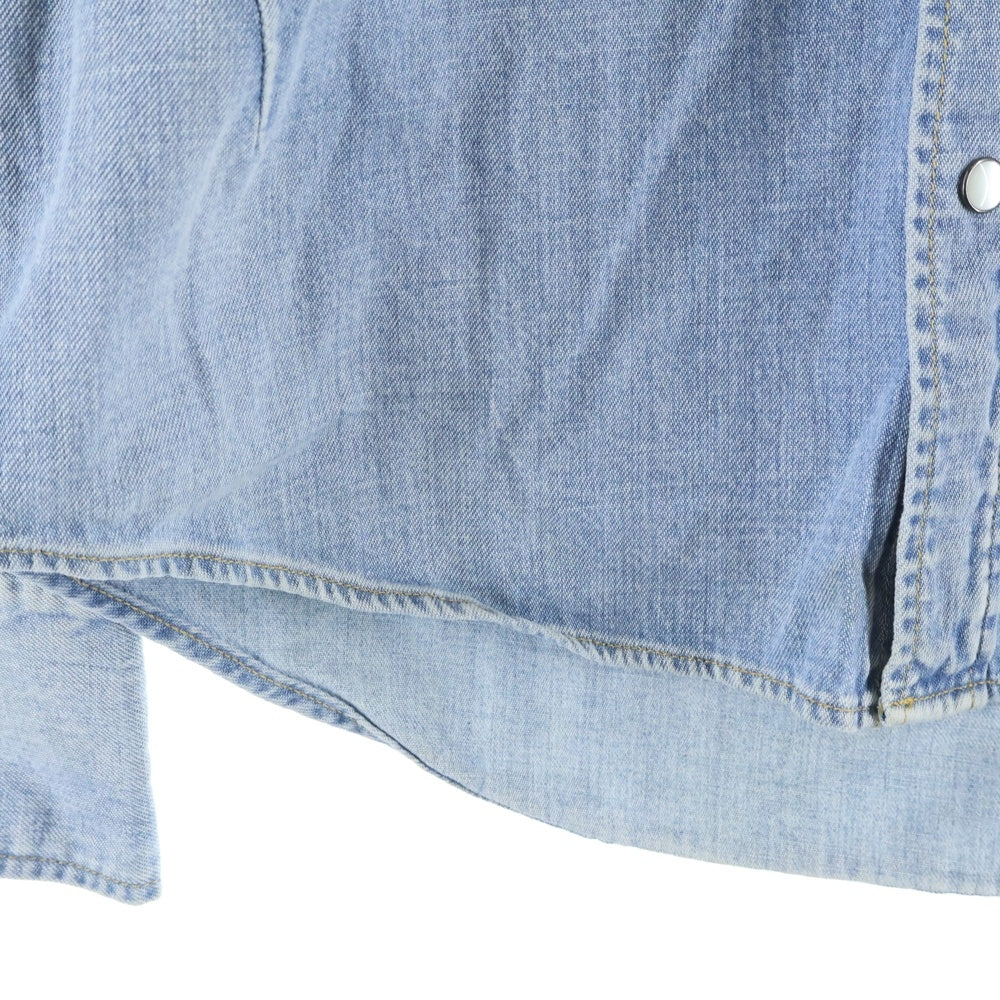 NUMBER (N)INE(ナンバーナイン) サーマルフーディードッキング スナップボタンデニムシャツ インディゴ