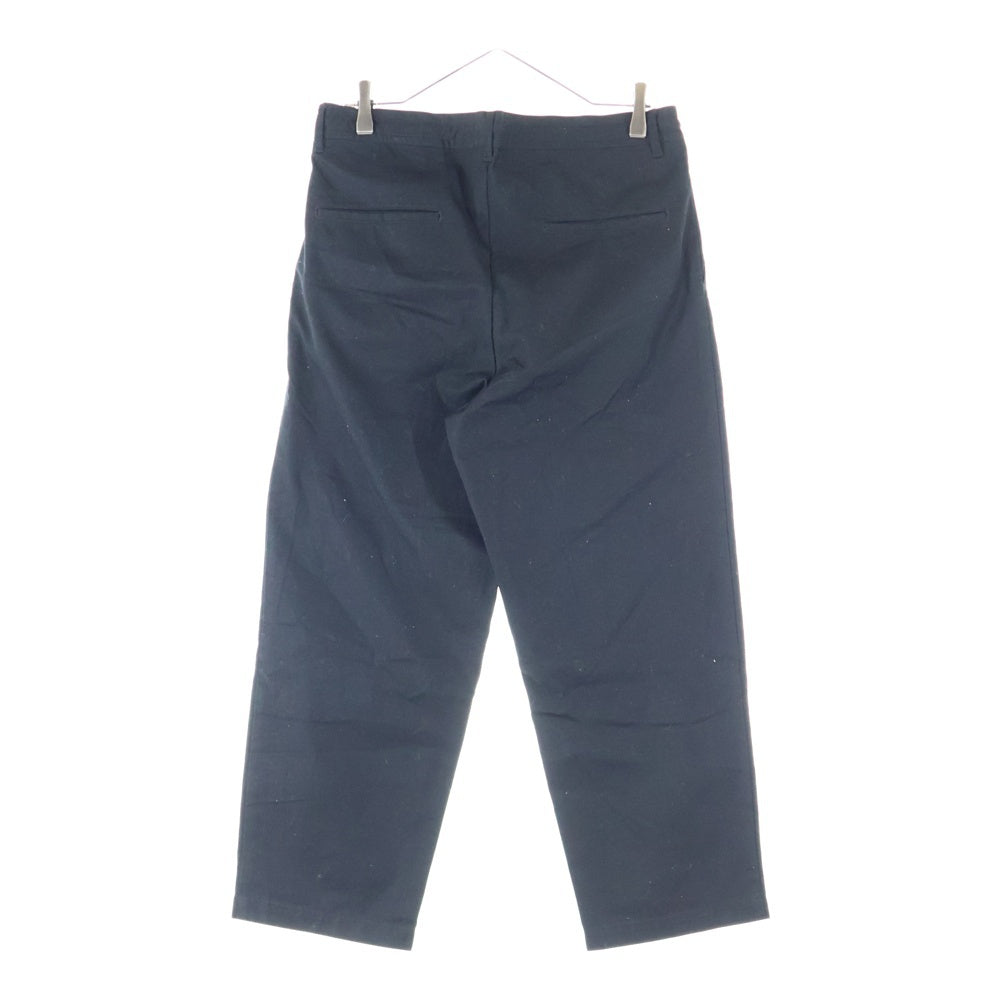 NUMBER (N)INE(ナンバーナイン) リップストップ ドローストリング コットン テーパードパンツ ブラック