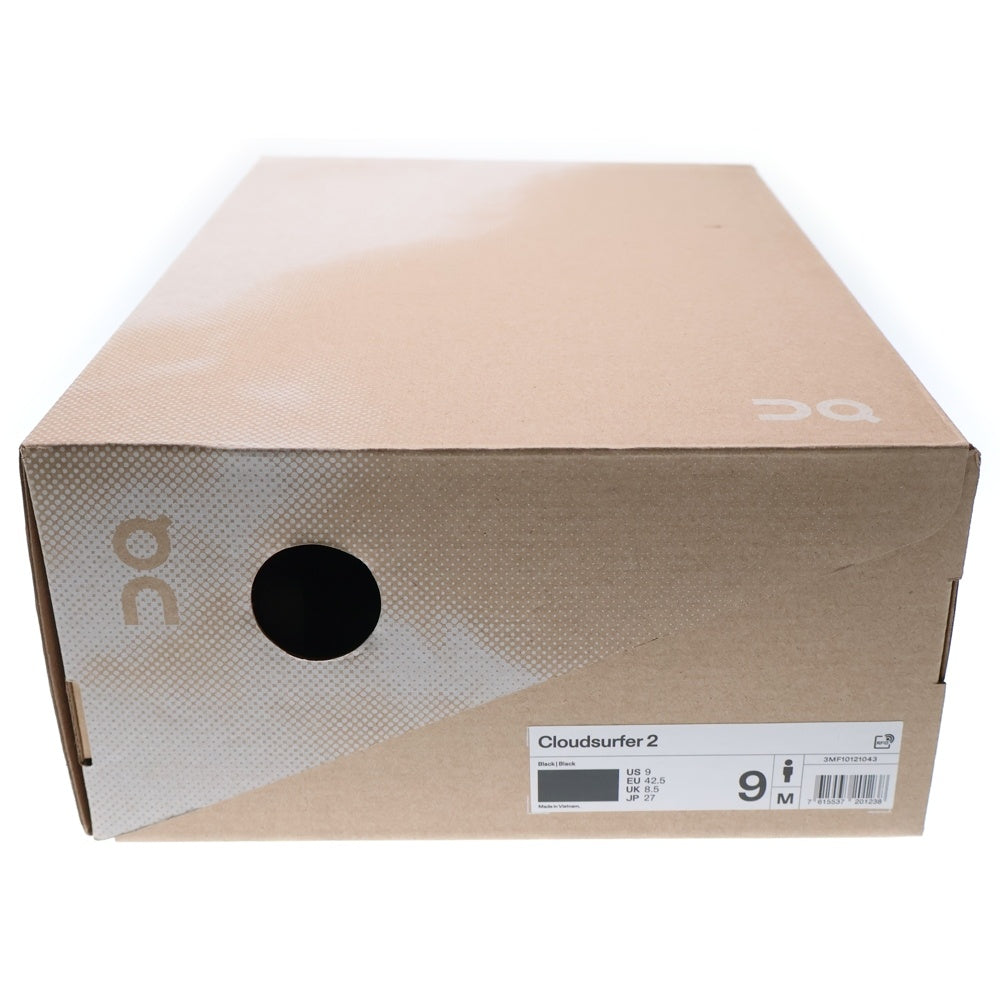 On(オン) Cloudsurfer 2 クラウドサーファー2 ローカットスニーカー ブラック US9/27cm 3MF10121043