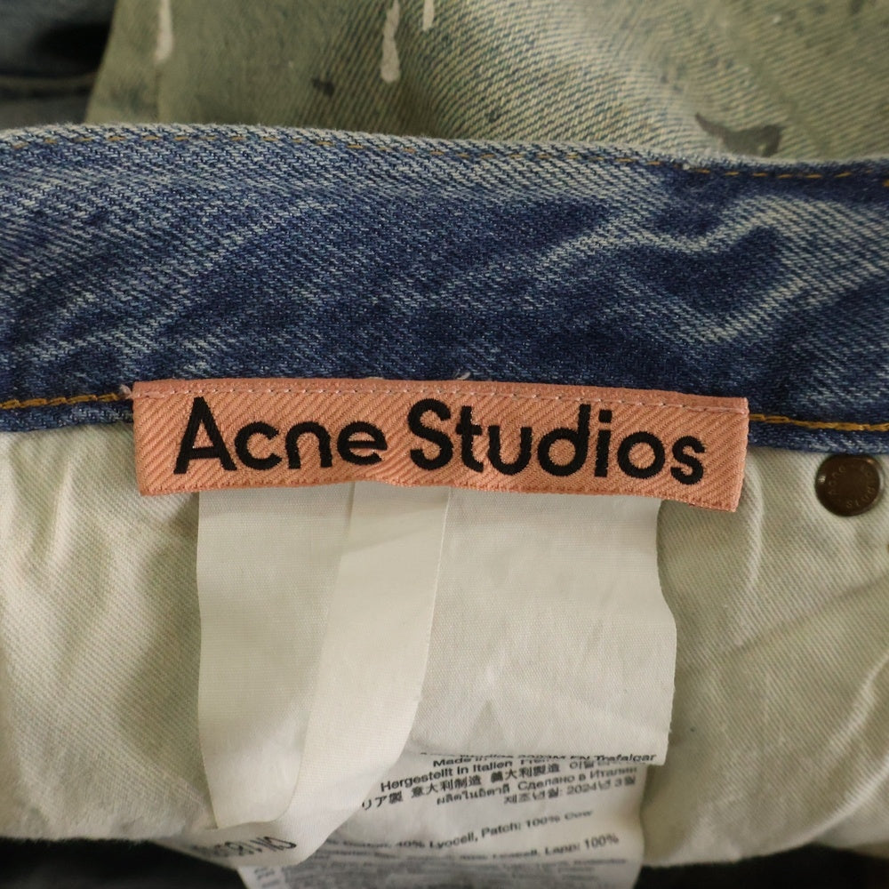 Acne Studios(アクネ ストゥディオズ) 2023M トラファルガー ダメージ加工 スーパーバギーデニムパンツ ジーンズ インディゴ B00343-