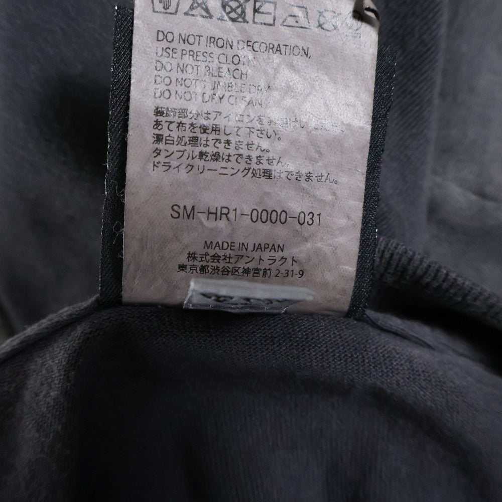SAINT MICHAEL(セントマイケル) 25AW SAINT COMES L/S TEE セント カムス ロングスリーブ クルーネック長袖Tシャツ カットソー ブラック SM-HR1-0000-031