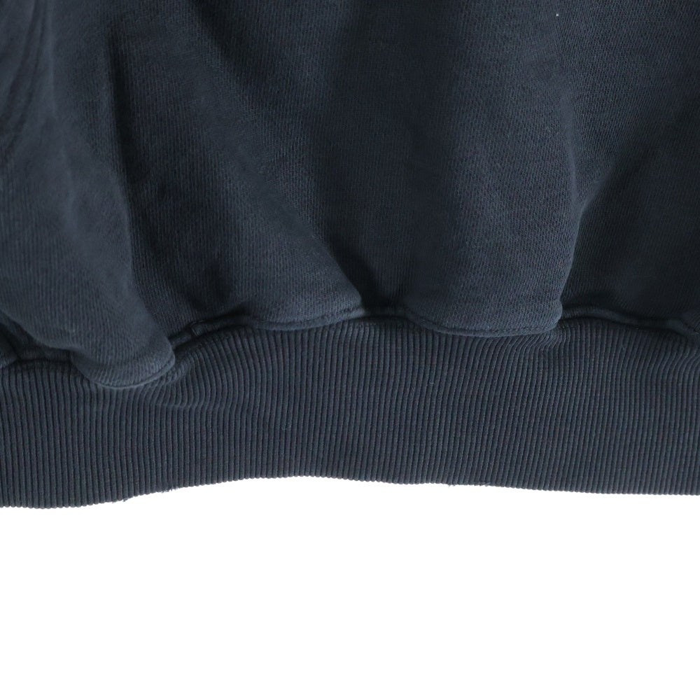 NO BRAND(ノーブランド) EVANGELION:95 (エヴァンゲリオン) 25AW 0058 PARKA 両面プリント プルオーバースウェットパーカー フーディー ブラック EVA0058A02