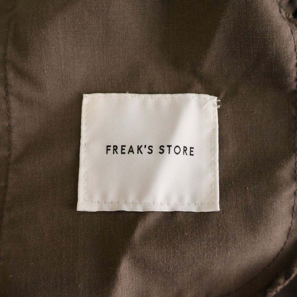 FREAK'S STORE(フリークスストア) 20AW ポリエステル シェフパンツ ブラウン 203-1410W