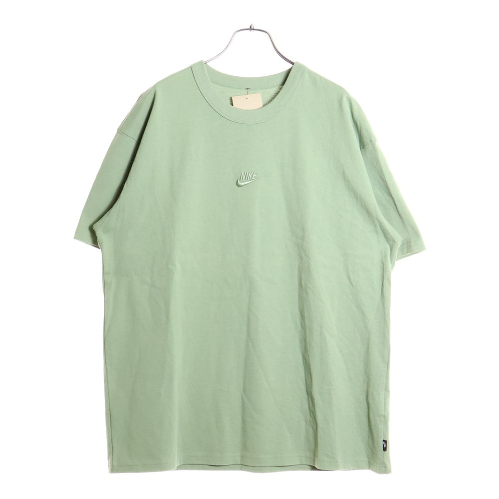 NIKE(ナイキ) NSW PREM ESSNTL SUST TEE フロントロゴ刺繍 クルーネック 半袖Tシャツ カットソー グリーン DO7393-386