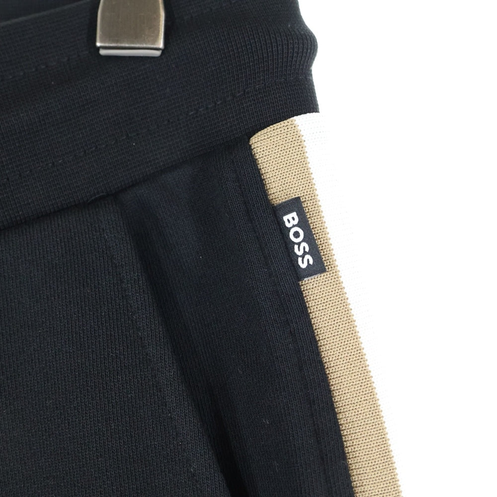 BOSS(ボス) サイドライン コットン ジョガー トラックパンツ ブラック 50471974