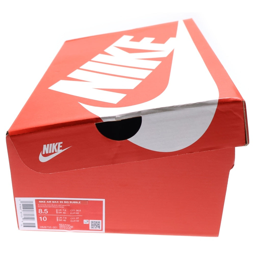 NIKE(ナイキ) AIR MAX 95 BIG BUBBLE エアマックス 95 ビッグバブル ローカットスニーカー ブラック US8.5/26.5cm HM8755-001