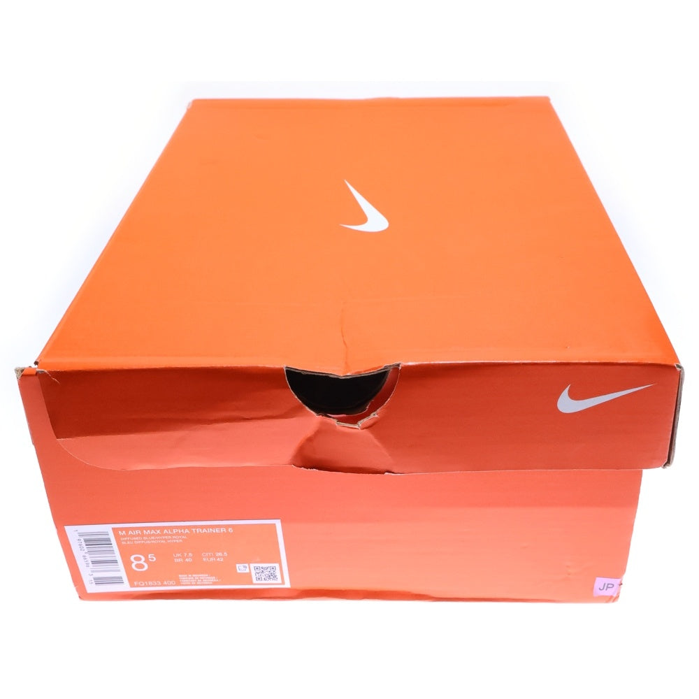 NIKE(ナイキ) AIR MAX ALPHA TRAINER 6 エアマックス アルファ トレイナー6 ローカットスニーカー ブルー US8.5/26.5cm FQ1833-400