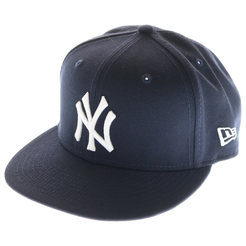 NEW ERA(ニューエラ) MLB 2000 59FIFTY 6PANEL CAP ニューヨーク ヤンキース エンブロイダリー ロゴ 6パネル キャップ 帽子 ネイビー