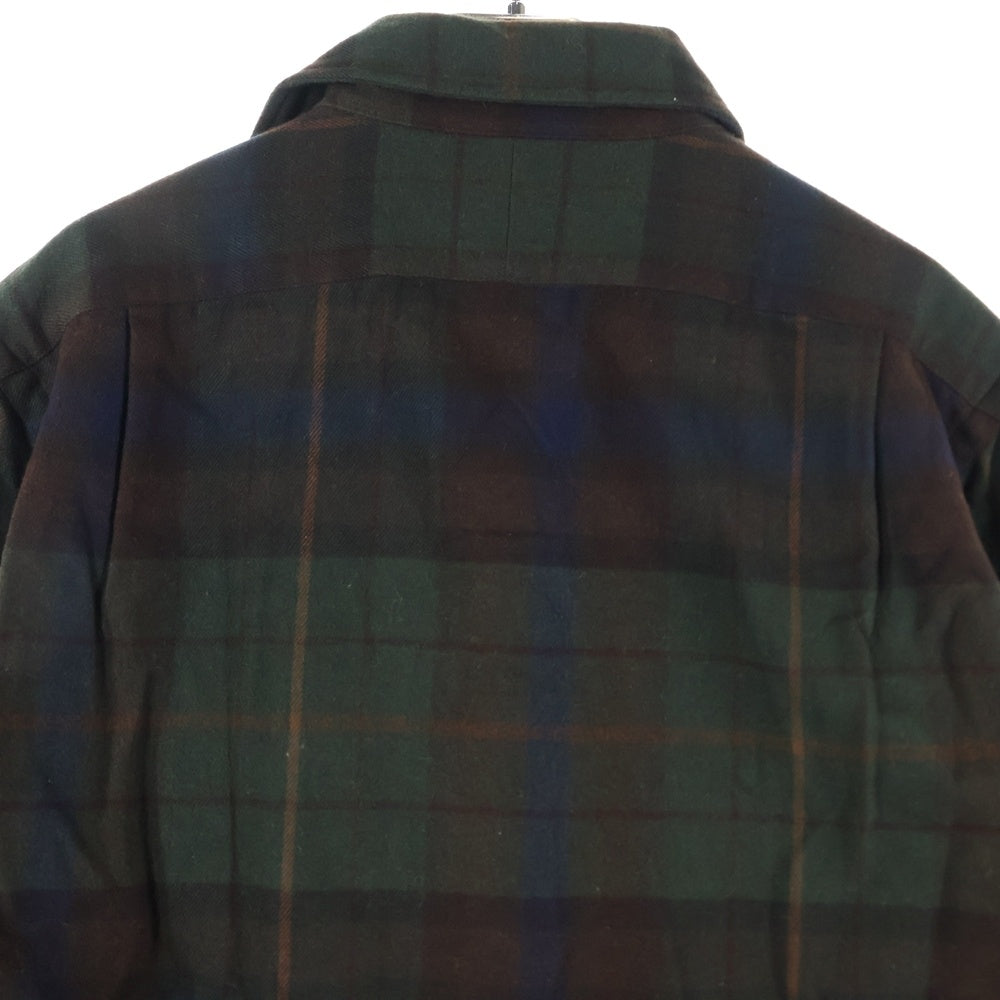 POLO RALPH LAUREN(ポロラルフローレン) エルボーパッチ フランネル チェック シャツ グリーン 710616244001