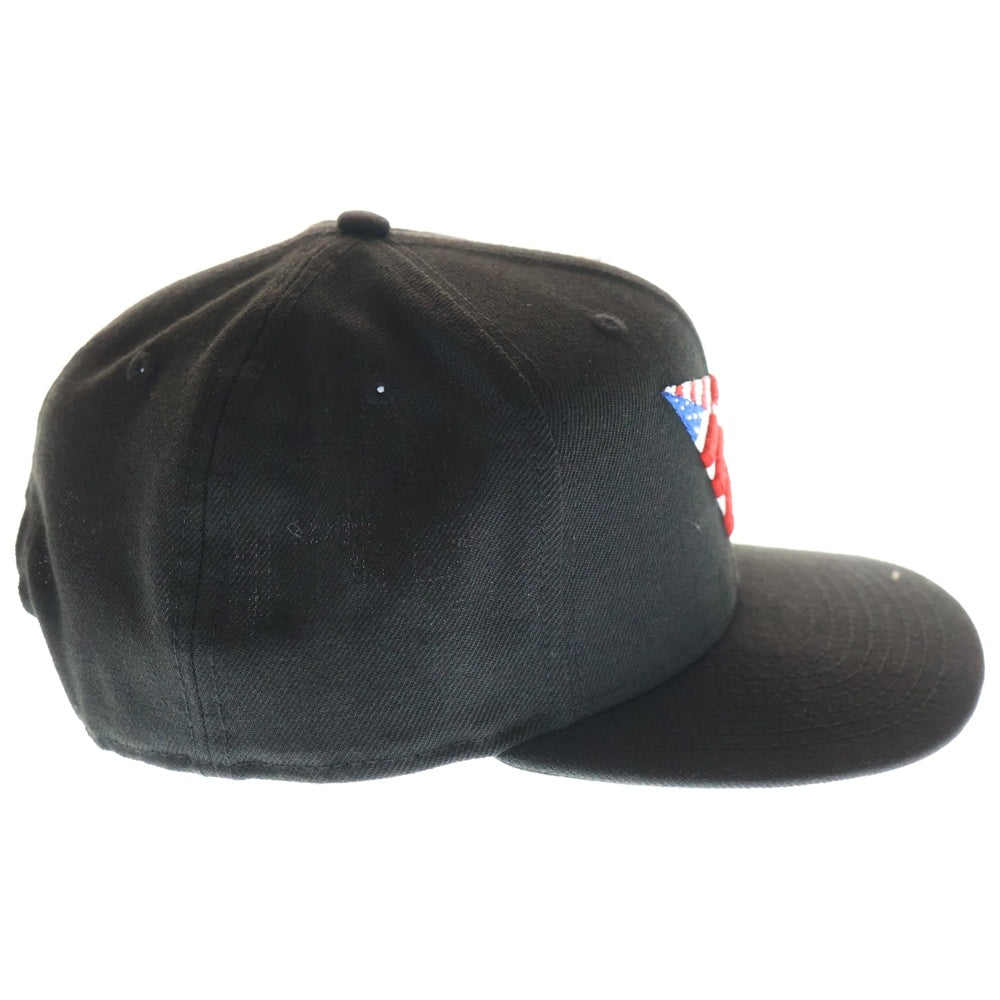 NEW ERA(ニューエラ) paper planes 6PANEL CAP ペーパープレーンズ エンブロイダリー ロゴ 6パネル キャップ 帽子 ブラック