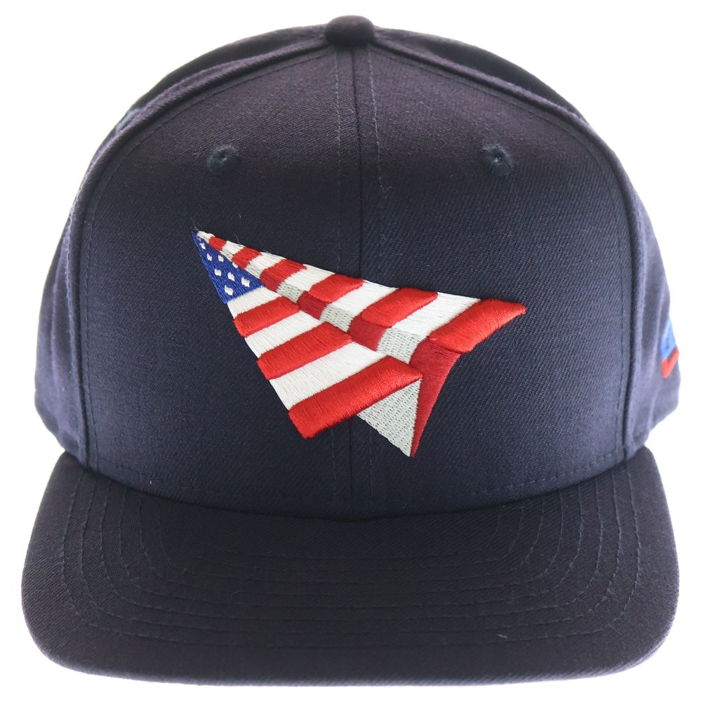 NEW ERA(ニューエラ) paper planes 6PANEL CAP ペーパープレーンズ エンブロイダリー ロゴ 6パネル キャップ 帽子 ネイビー