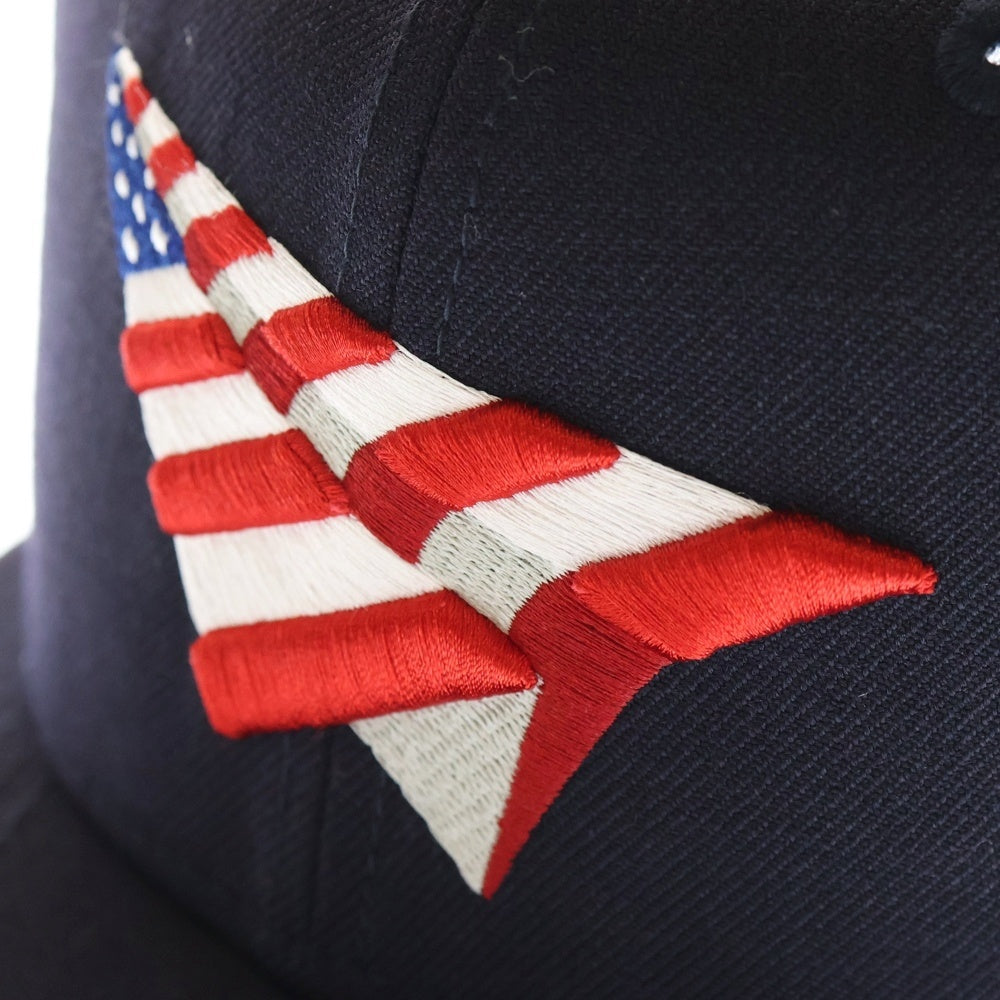NEW ERA(ニューエラ) paper planes 6PANEL CAP ペーパープレーンズ エンブロイダリー ロゴ 6パネル キャップ 帽子 ネイビー