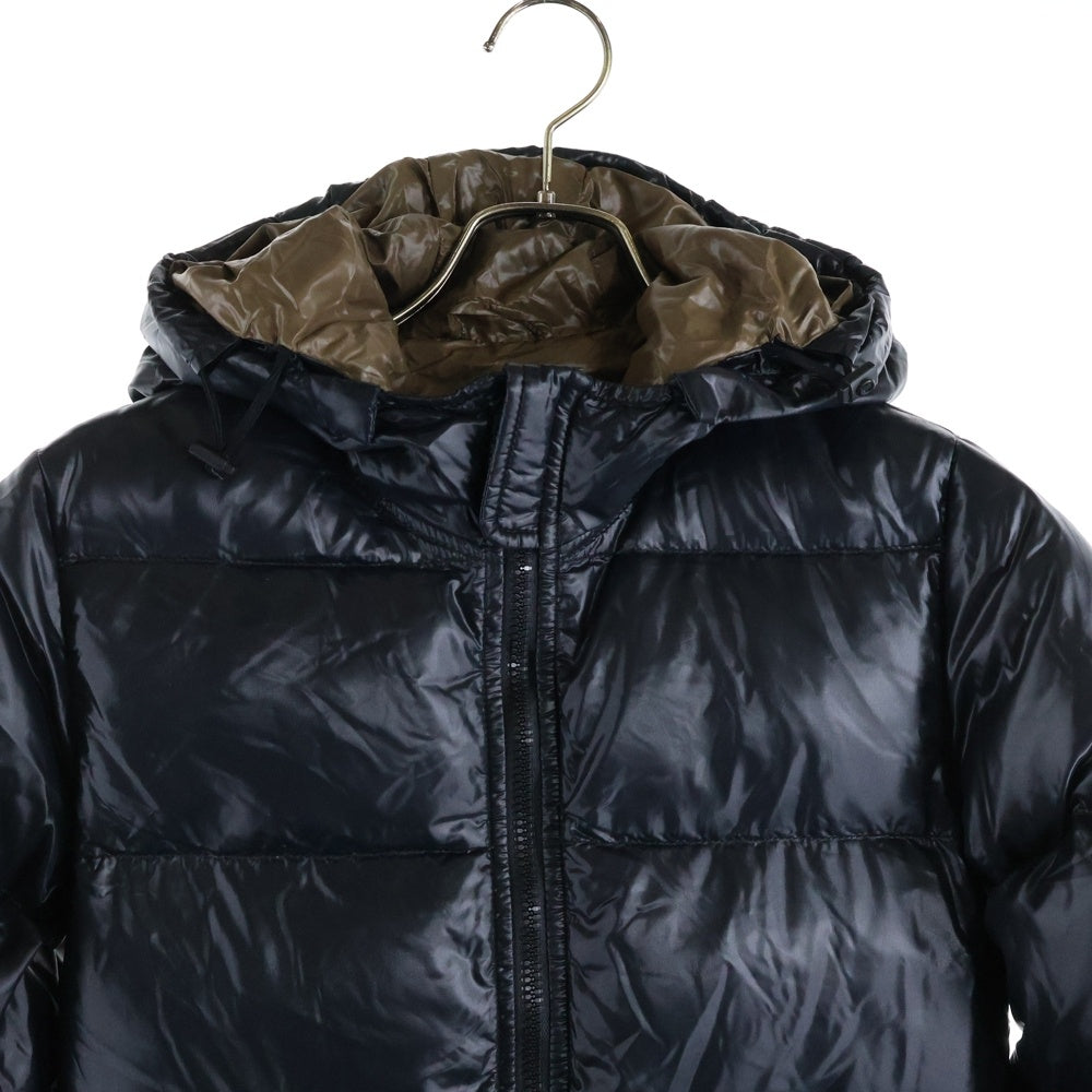 DUVETICA(デュベティカ) Kappa カッパ ナイロン フーデッド ダウンコート ロングジャケット レディース ブラック MFN-1057R