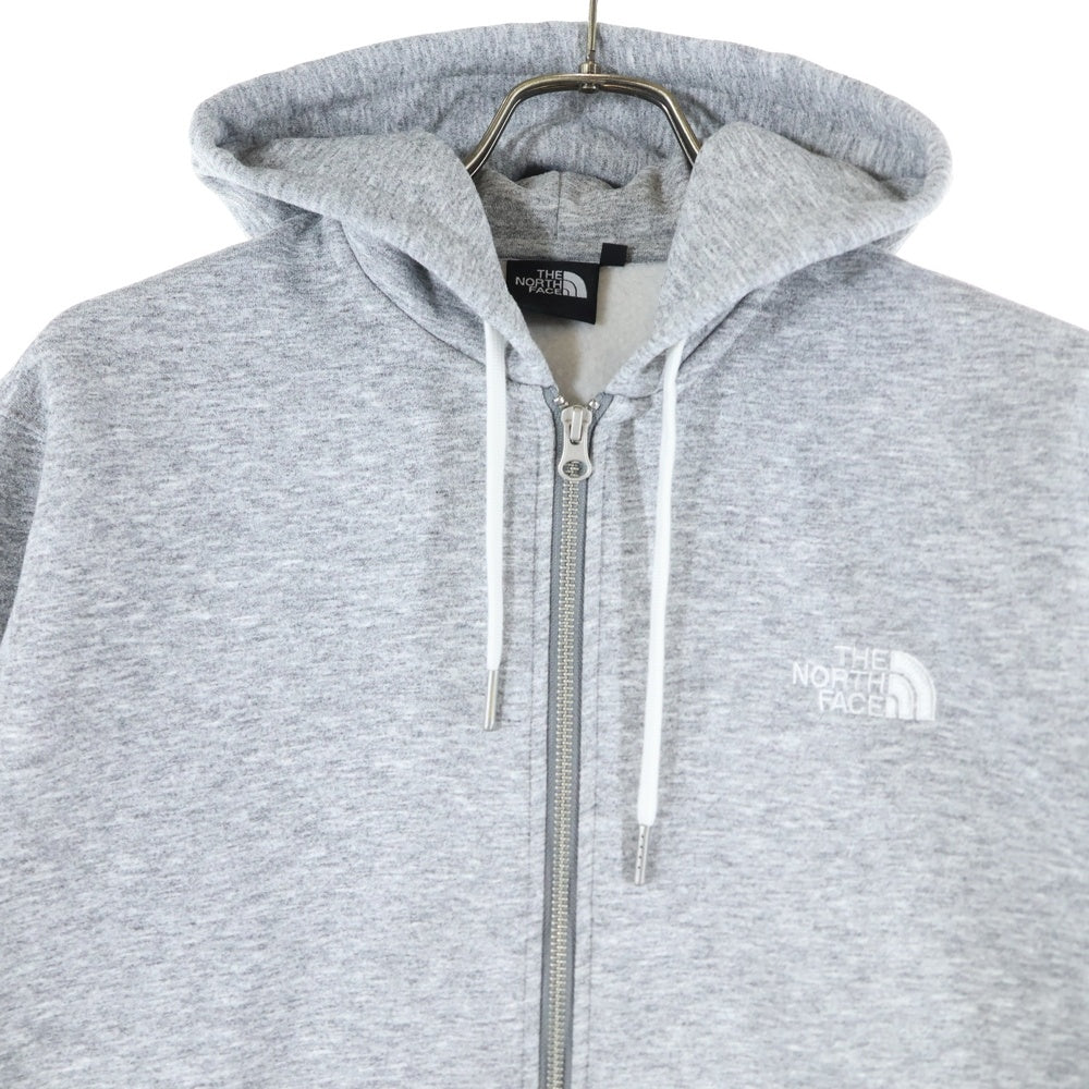 THE NORTH FACE(ザノースフェイス) Square Logo Full Zip スクエアロゴフルジップフーディ スウェットパーカー グレー NT62232