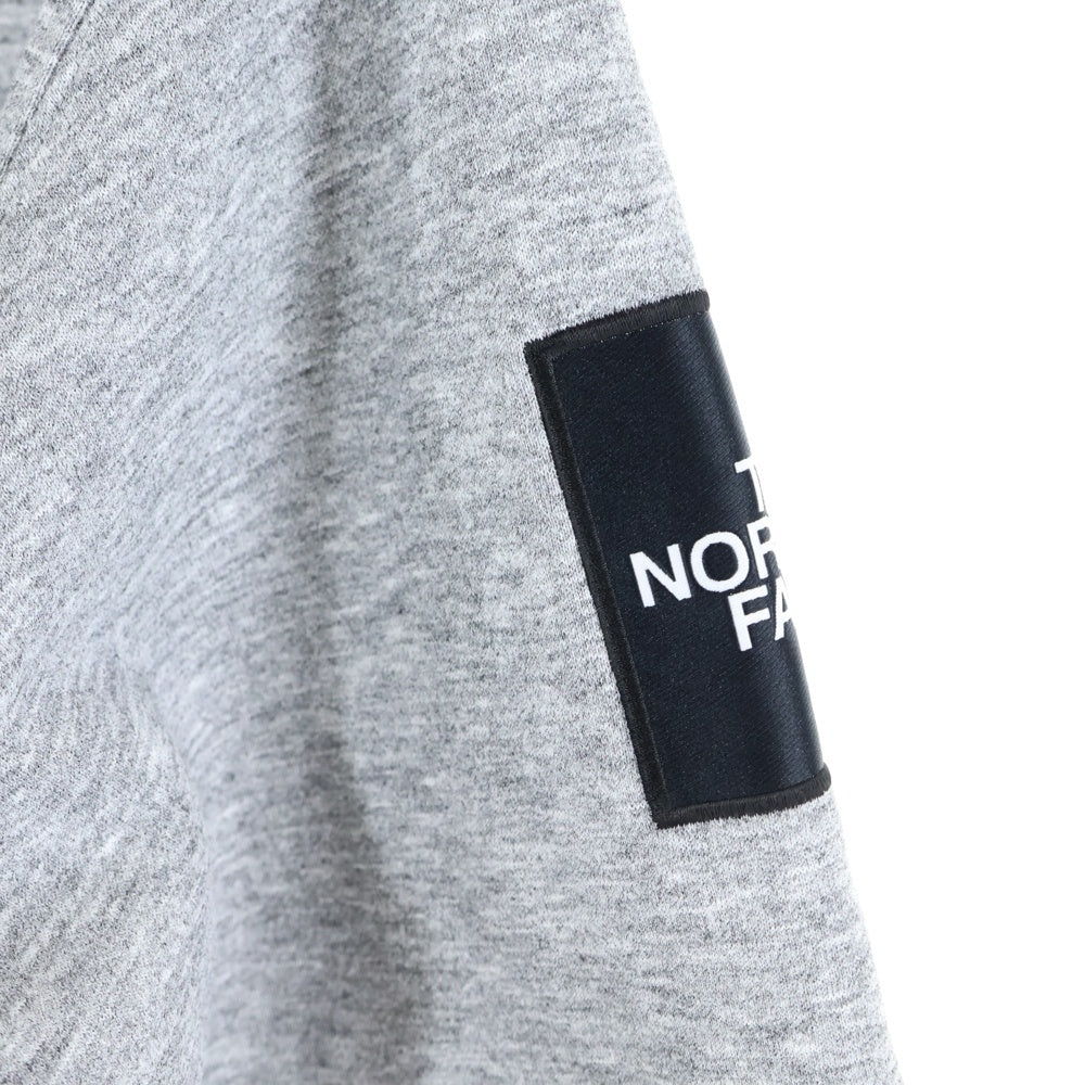 THE NORTH FACE(ザノースフェイス) Square Logo Full Zip スクエアロゴフルジップフーディ スウェットパーカー グレー NT62232