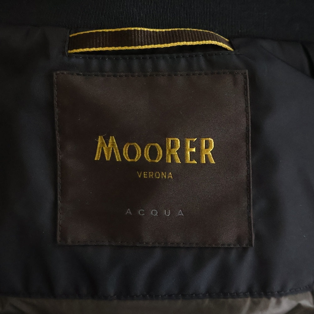 MOORER(ムーレー) CORELLI WK MA-1 コレッリ ダブリューケースタンドカラー ジップアップ ボンバージャケット ブラック