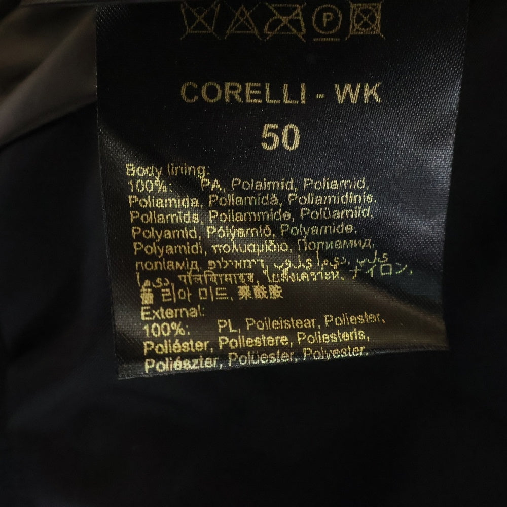 MOORER(ムーレー) CORELLI WK MA-1 コレッリ ダブリューケースタンドカラー ジップアップ ボンバージャケット ブラック