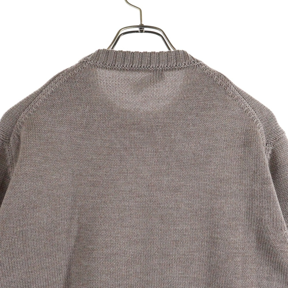 ZANONE(ザノーネ) クルーネック ハイゲージ ニット セーター ブラウン