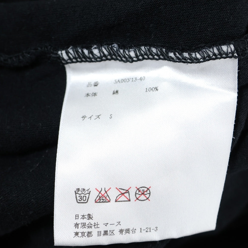 JOHN LAWRENCE SULLIVAN(ジョンローレンスサリバン) 幾何学プリント クルーネック 半袖Tシャツ カットソー ブラック SA00513-40