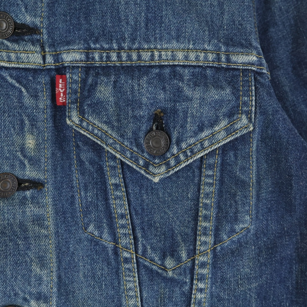 Levi's(リーバイス) 90S VINTAGE ヴィンテージ 復刻 3nd 日本製 BIG E 両面ダブ ボタン裏J02 デニム トラッカー ジャケット インディゴ 71557‐0214