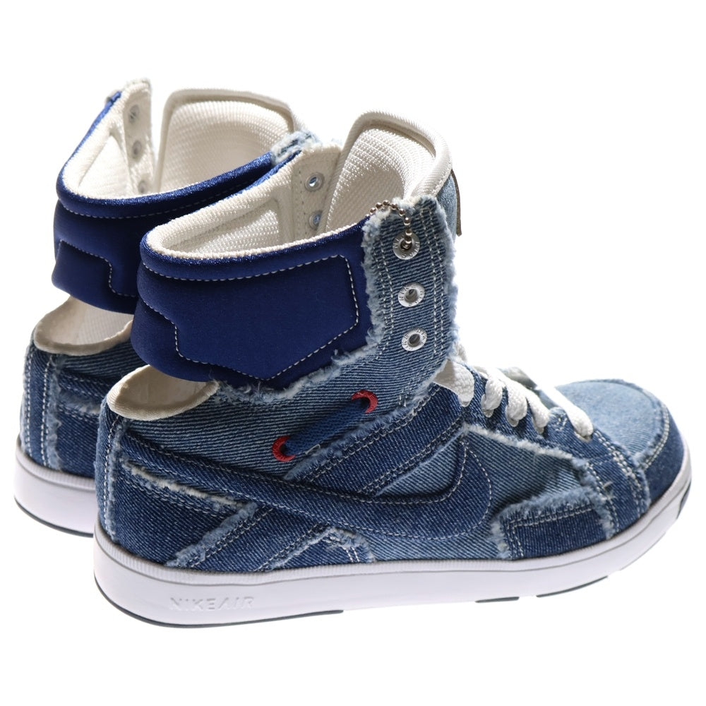 NIKE(ナイキ) 【観賞用 2011年製】WMNS AIR TROUPE II MID ウィメンズ エアトゥループ2 デニム ミッドカットスニーカー レディース インディゴ US6.5/23.5cm 441839-400